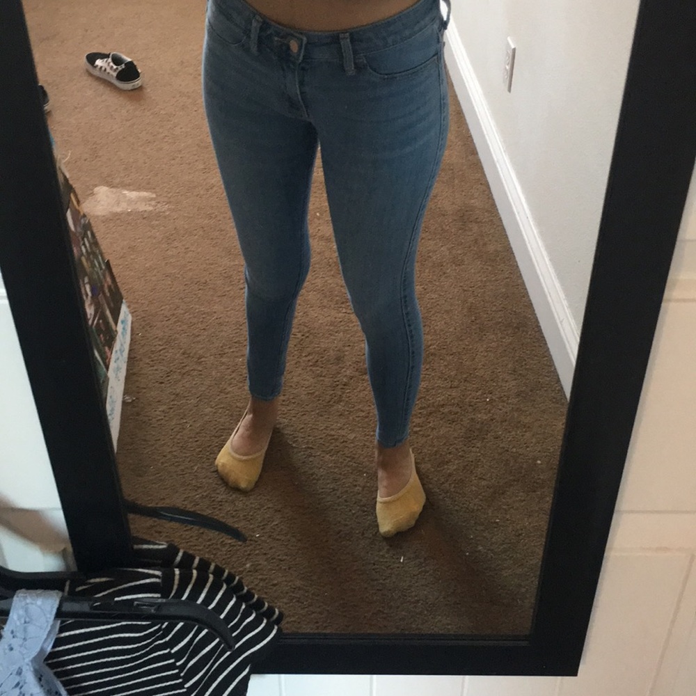 Hollister medium wash jegging